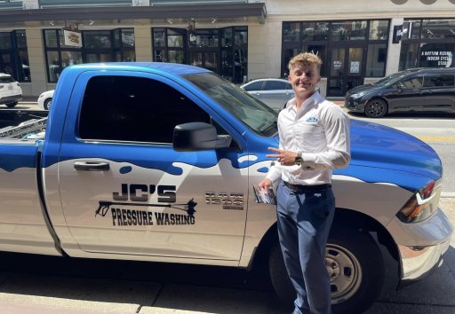 JC's Pressure Washing Owner JC of JC's Pressure Washing